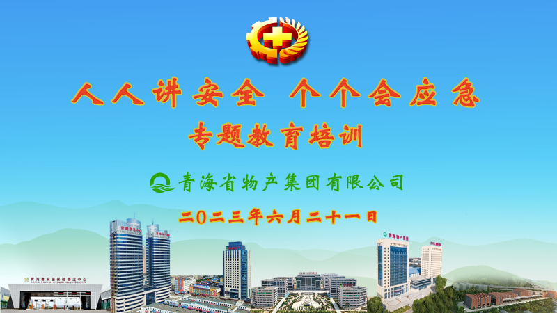 提高安全管理水平 落實全員安全責(zé)任&mdash;&mdash;集團(tuán)安委會舉辦2023年&ldquo;人人講安全，個個會應(yīng)急&rdquo;專題教育培訓(xùn)