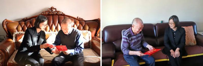 集團領導春節前夕走訪慰問老同志及一線員工